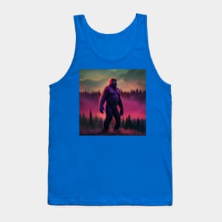 Dope Sasquatch in Nature Tank Top